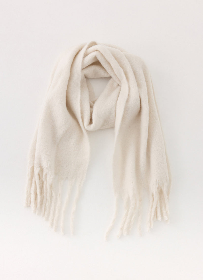 Cocoa Crush Scarf - Cream