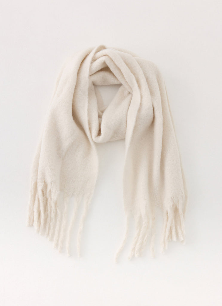 Cocoa Crush Scarf - Cream