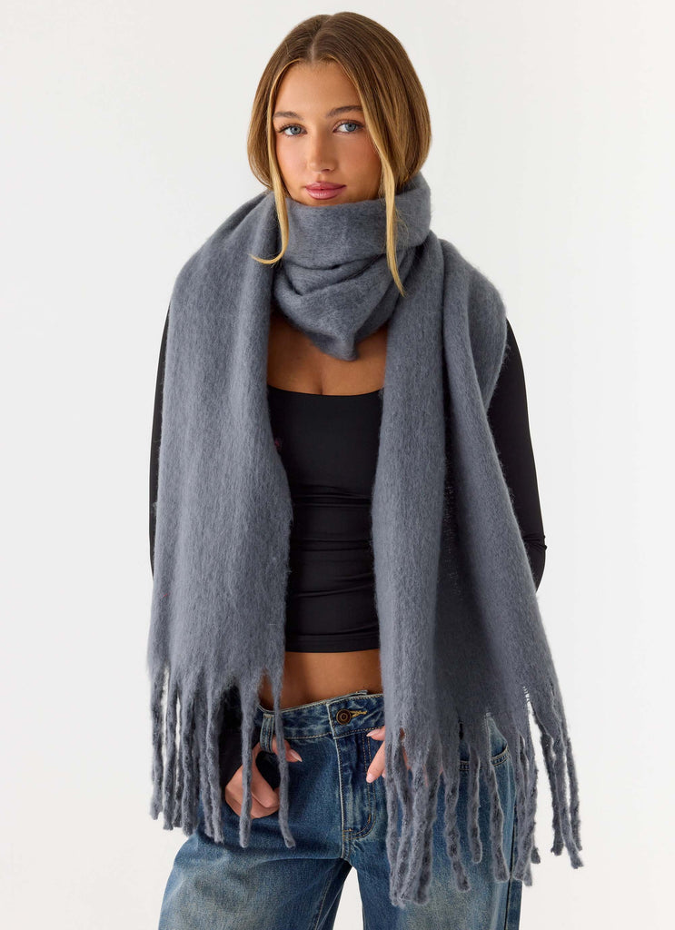 Cocoa Crush Scarf - Grey