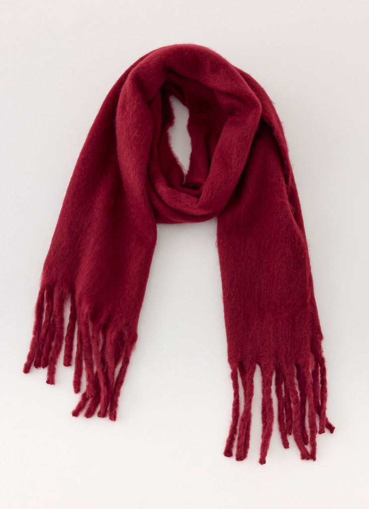 Cocoa Crush Scarf - Red