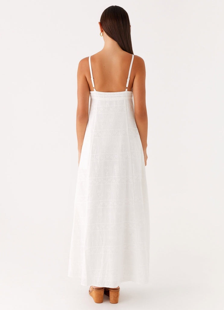 Cole Maxi Dress - White