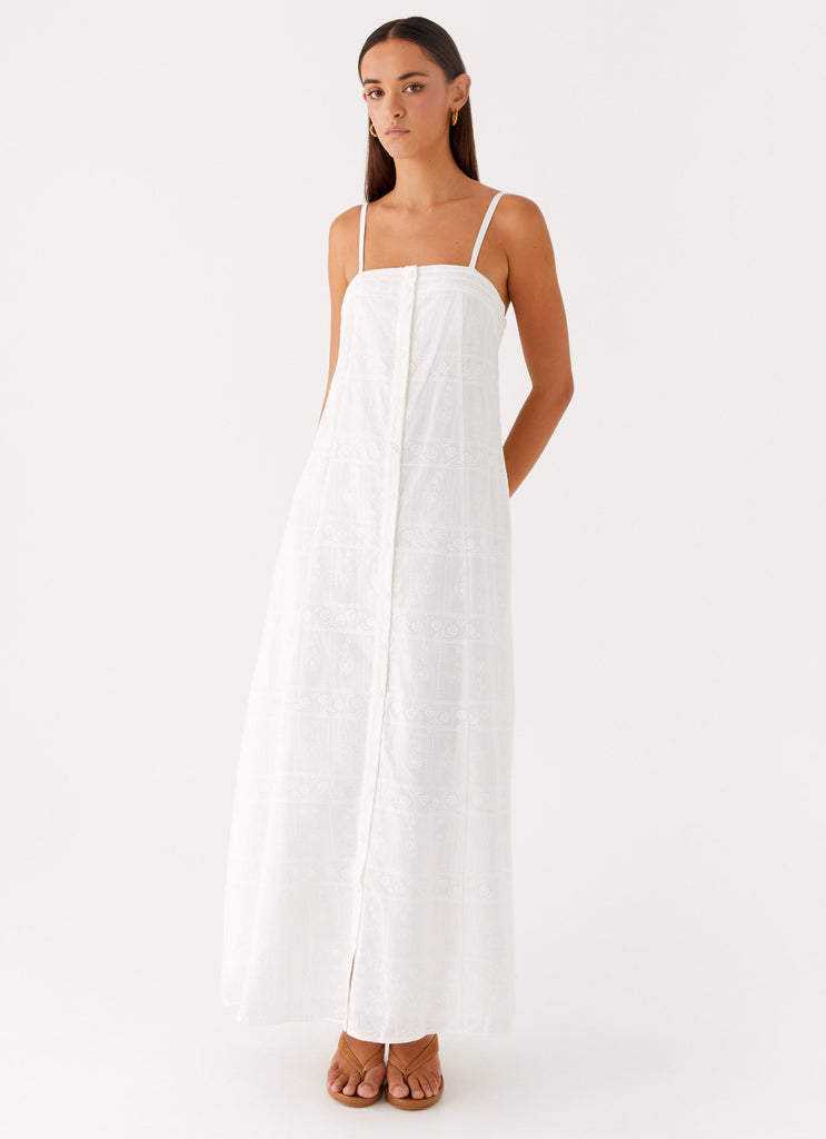 Cole Maxi Dress - White