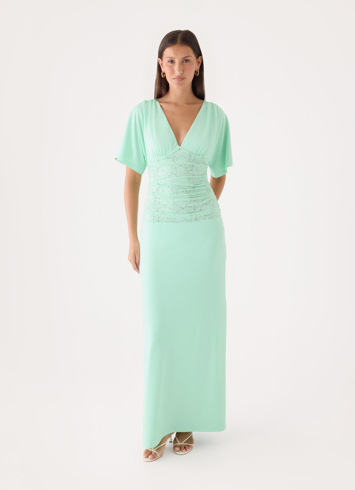 Comes To You Maxi Dress - Misty Jade