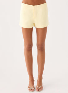 Constantine Mini Shorts - Yellow