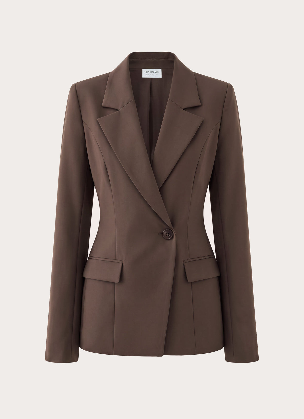 Corsita Cinched Blazer - Chocolate