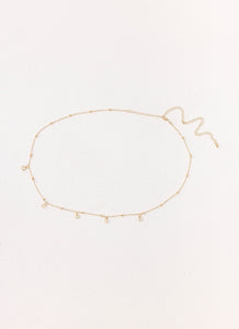Crystal Haze Belly Chain - Gold