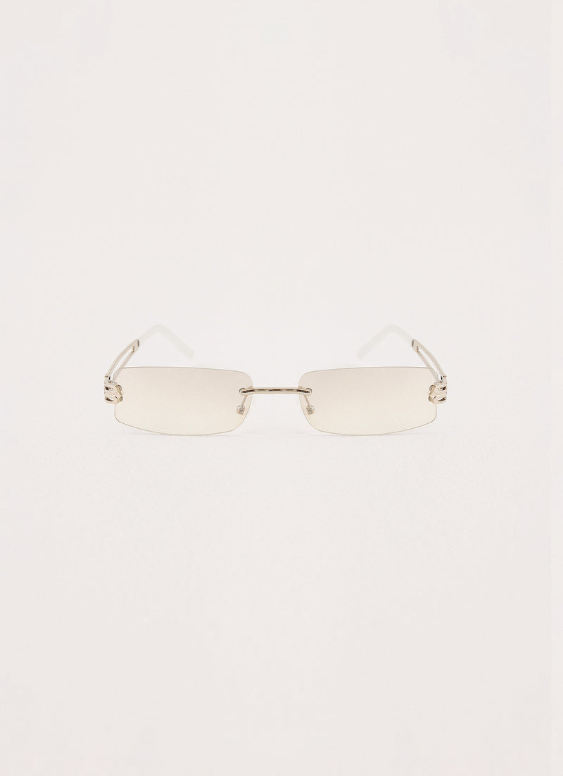 Crystal Rebel Sunglasses - Clear