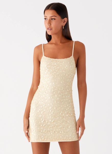 Danali Mini Dress - Yellow – Peppermayo Canada