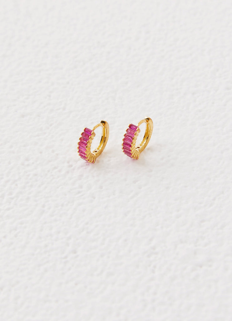 Dance Party Earrings - Pink