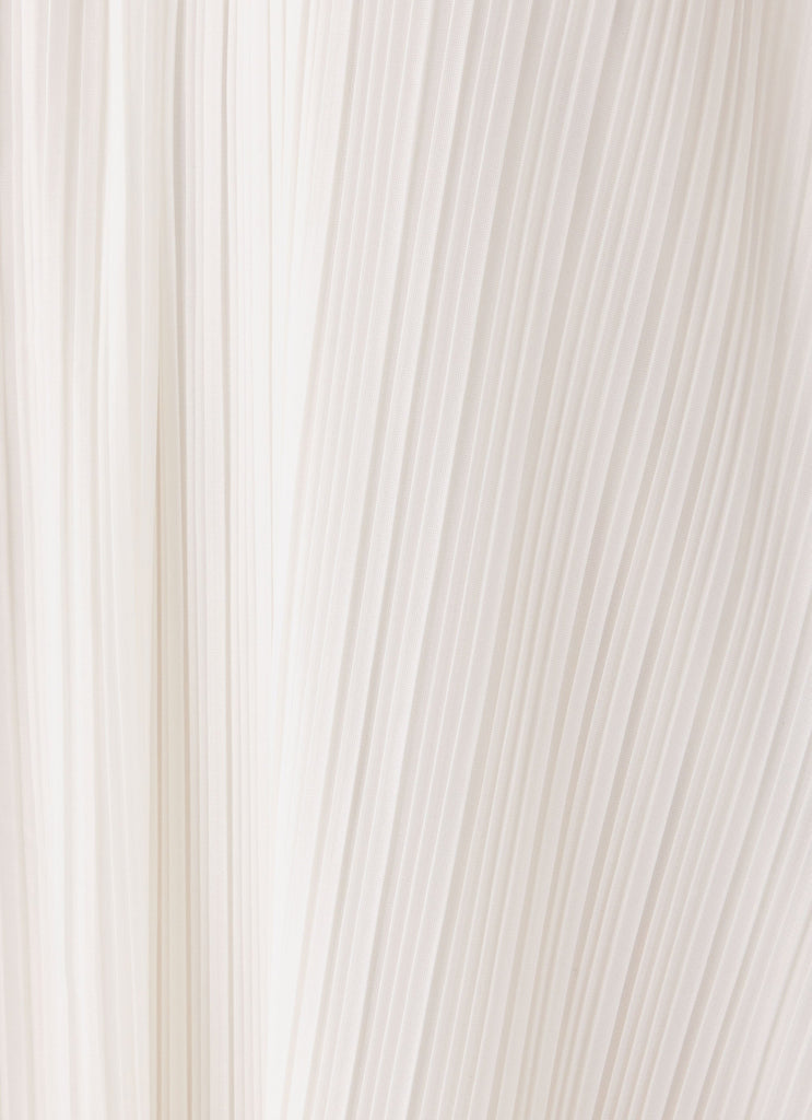 Danni Halter Maxi Dress - White
