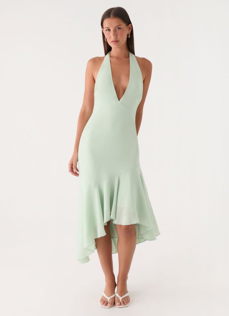 Darline Midi Dress - Pistachio