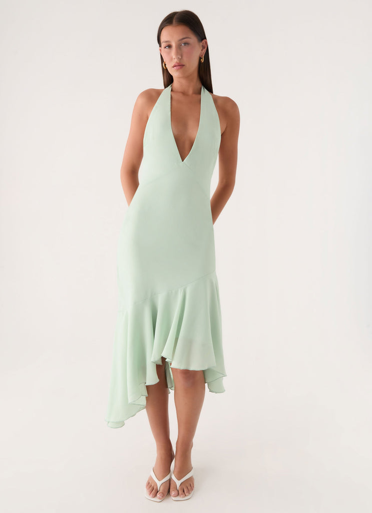 Darline Midi Dress - Pistachio