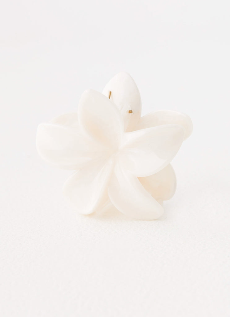 Daylight Hours Hair Clip - White