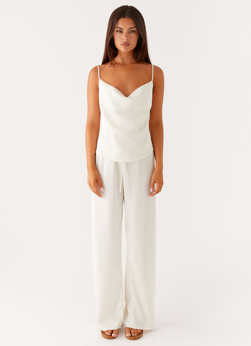 Deacon Low Rise Pants - Butter