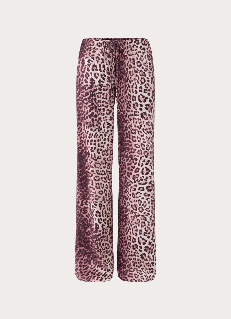 Deacon Low Rise Pants - Leopard