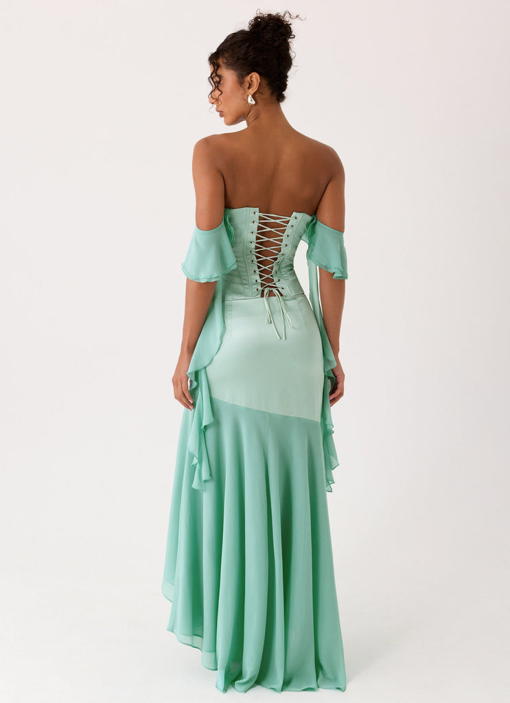 Deenesa Maxi Skirt - Mint