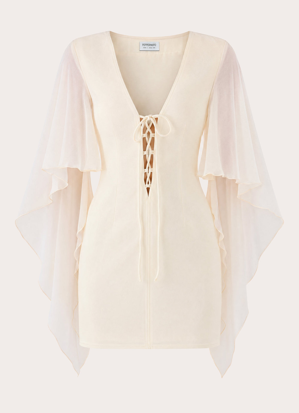 Delphina Mini Dress - Cream