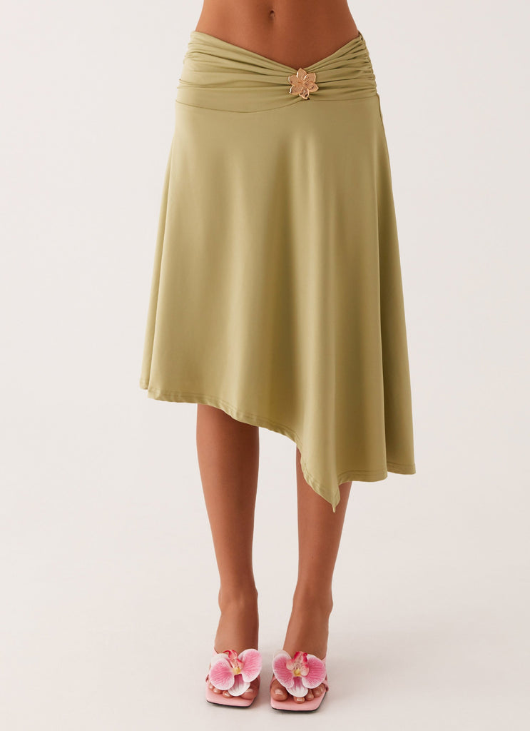 Dolly Midi Skirt - Green