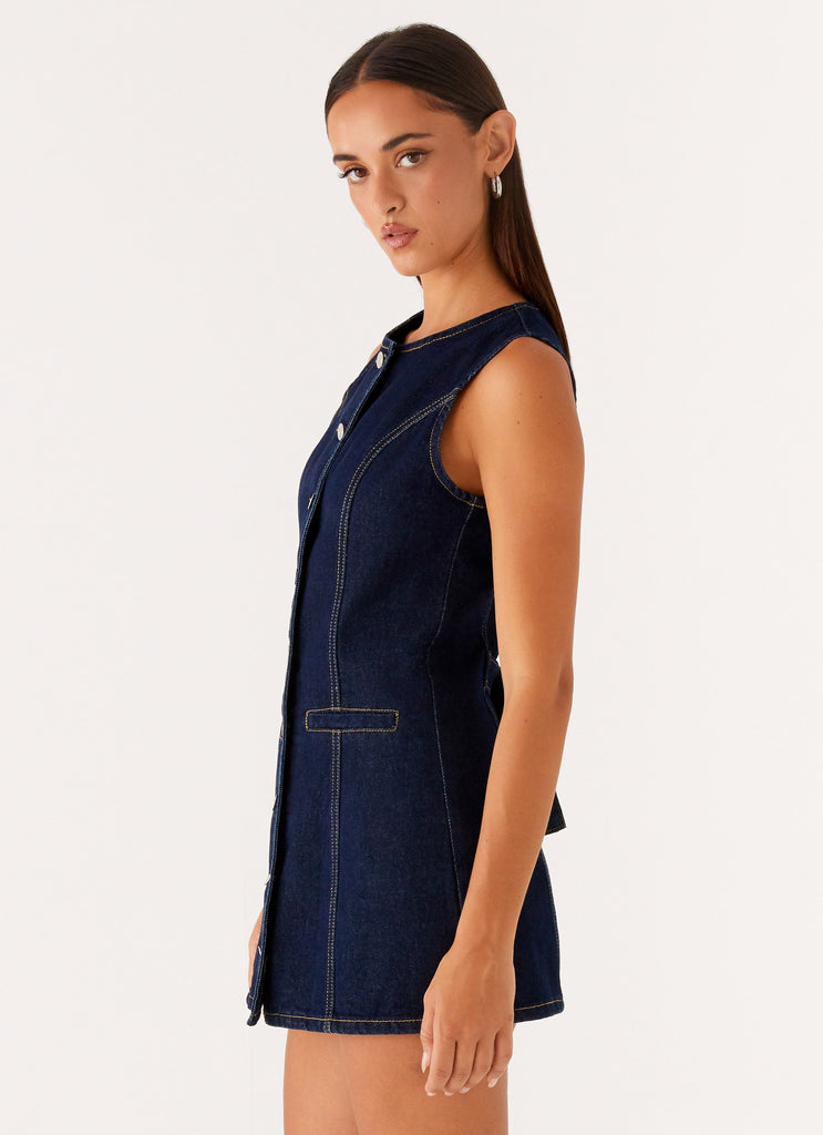 Dolton Mini Dress - Indigo