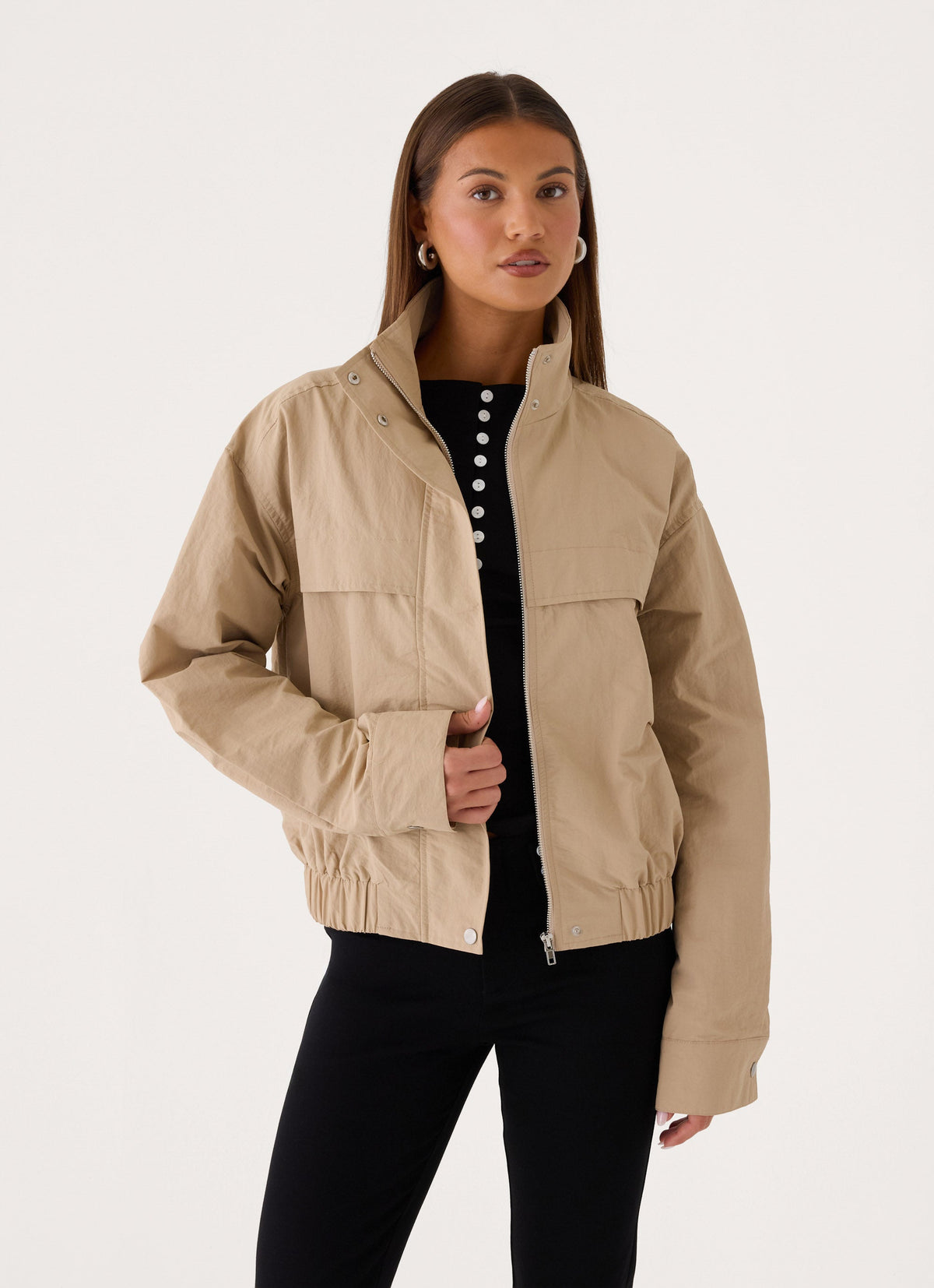 Dover Utility Jacket - Nude
