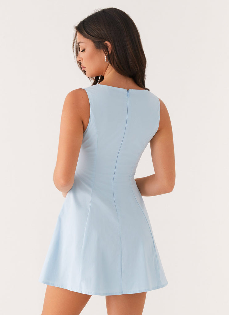 Robe courte Drew - Bleu