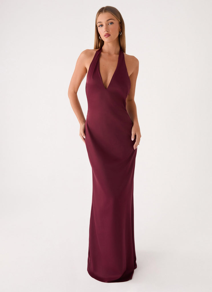 Eloise Maxi Dress - Plum