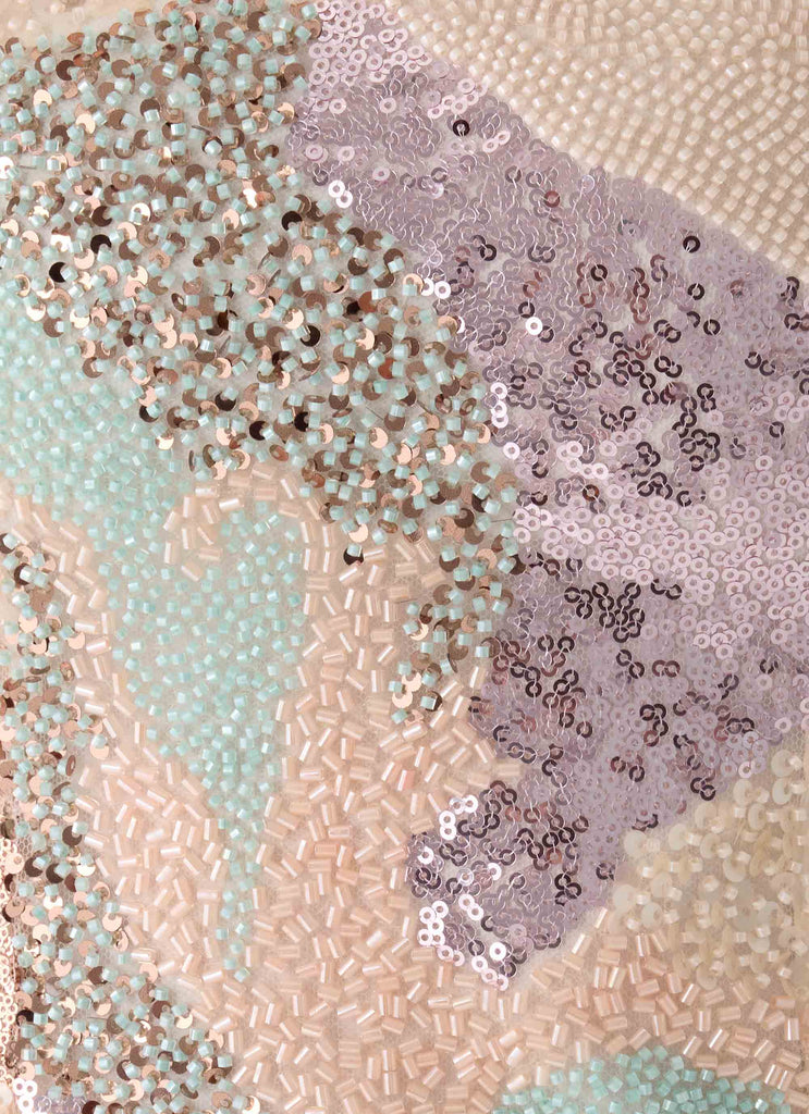 Elyna Beaded Top - Swirl Sequin