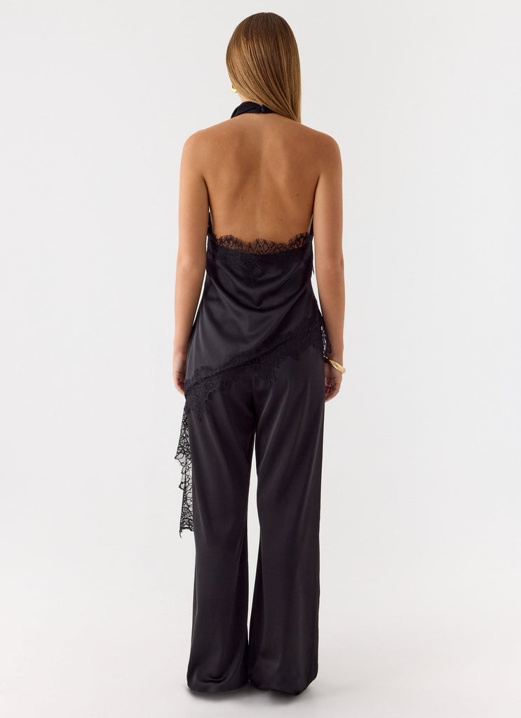 Emilee Cowl Top - Black