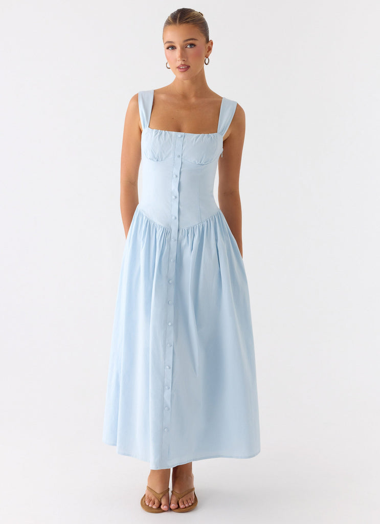 Emmalina Midi Dress - Blue