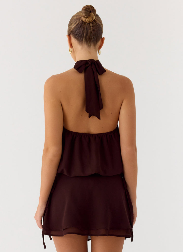 Everywhere I Go Top - Chocolate