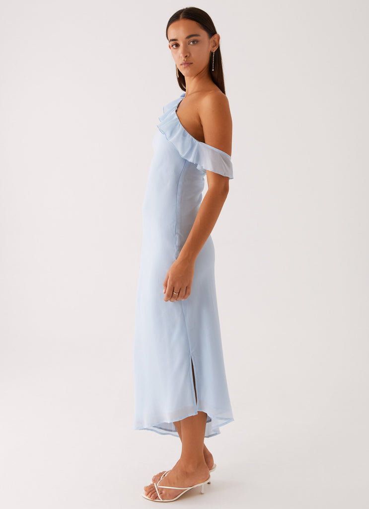 Faithful Midi Dress - Blue