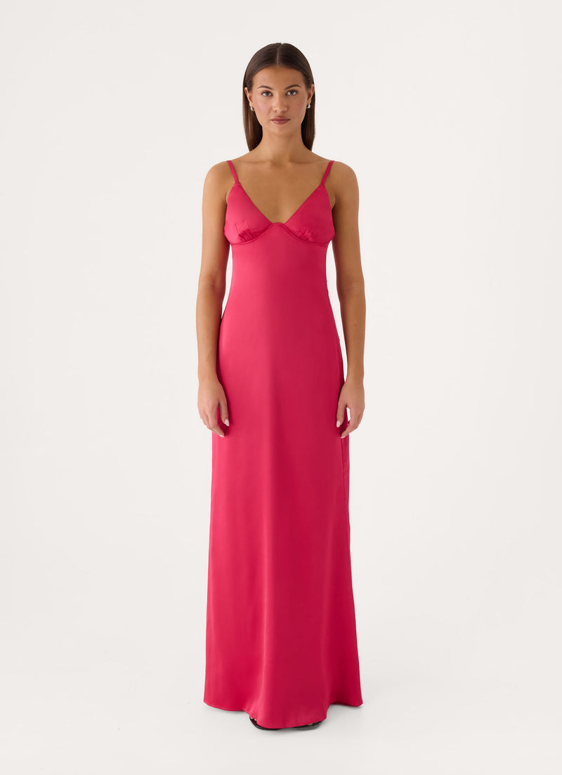 Faria Maxi Dress - Fuchsia