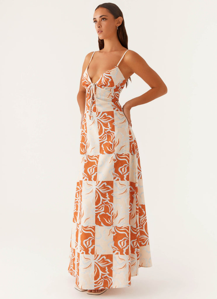 Maxi floral dress canada top