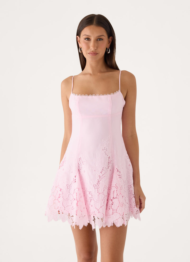 Florine Mini Dress - Pink