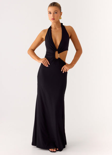 Free Now Maxi Dress - Black – Peppermayo Canada