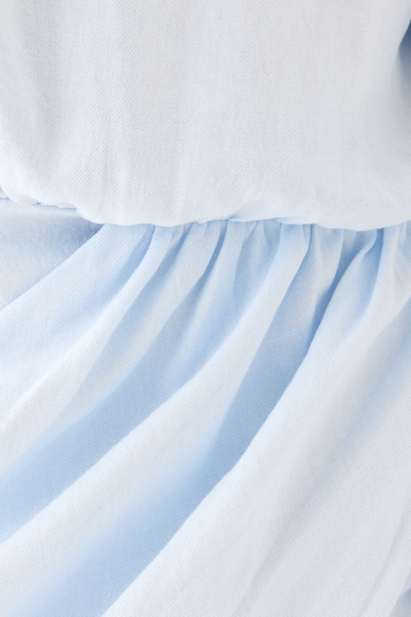 Galilea Shirt Mini Dress - Blue
