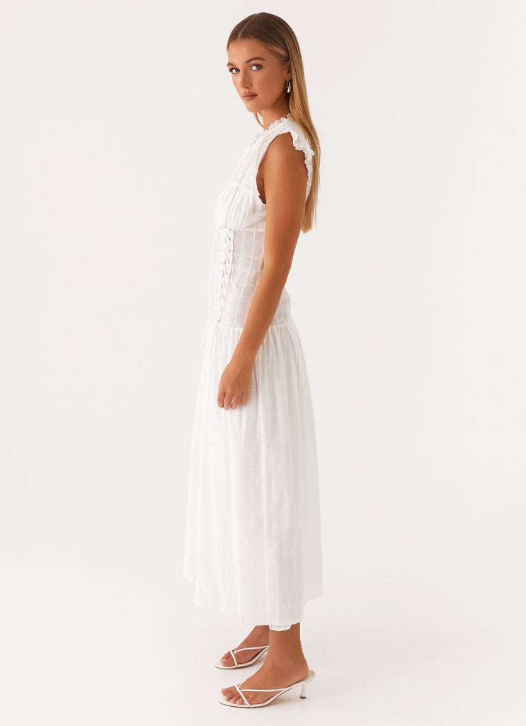 Genevieve Midi Dress - White