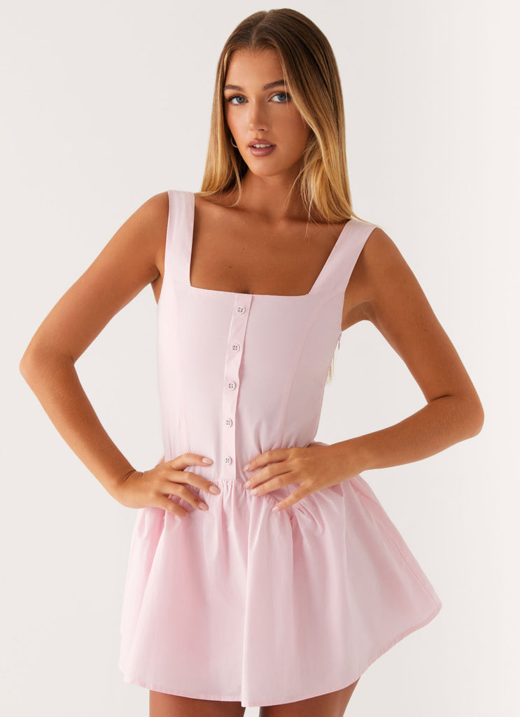 Genie Mini Dress - Pink