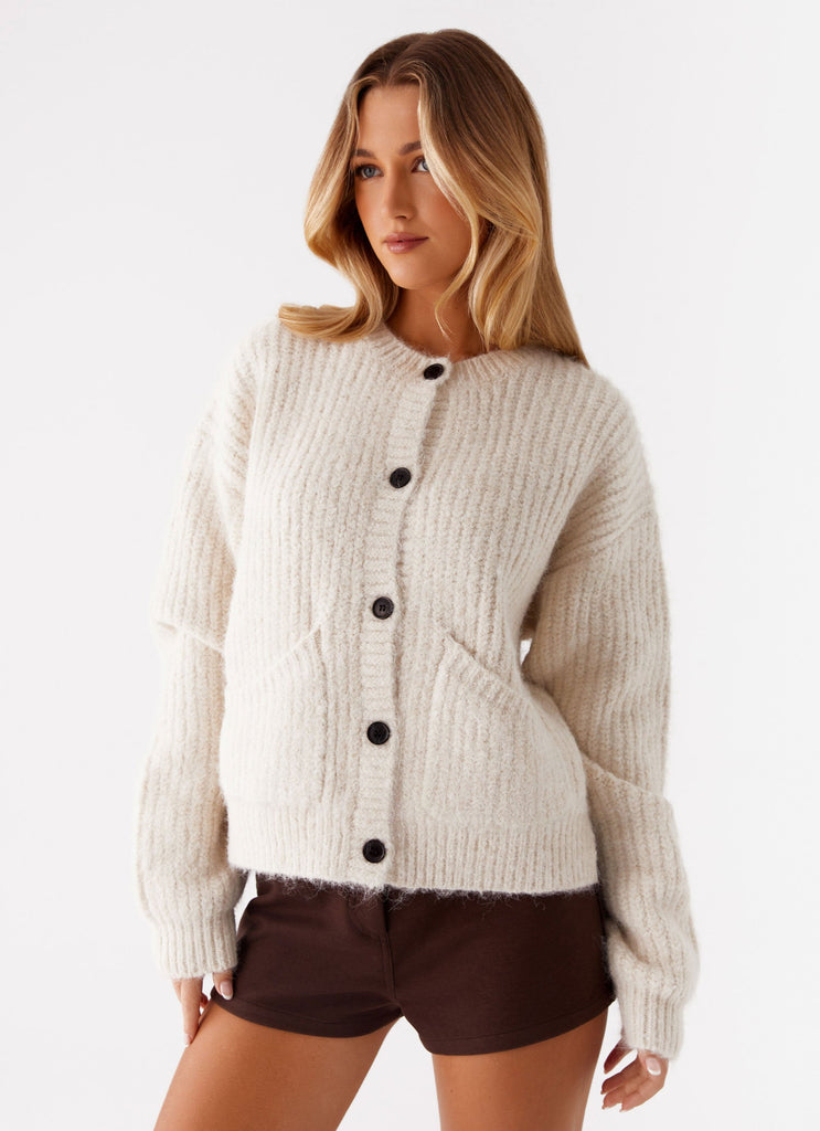 Hartley Cardigan - White