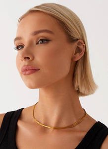 Head Held High Necklace - Gold