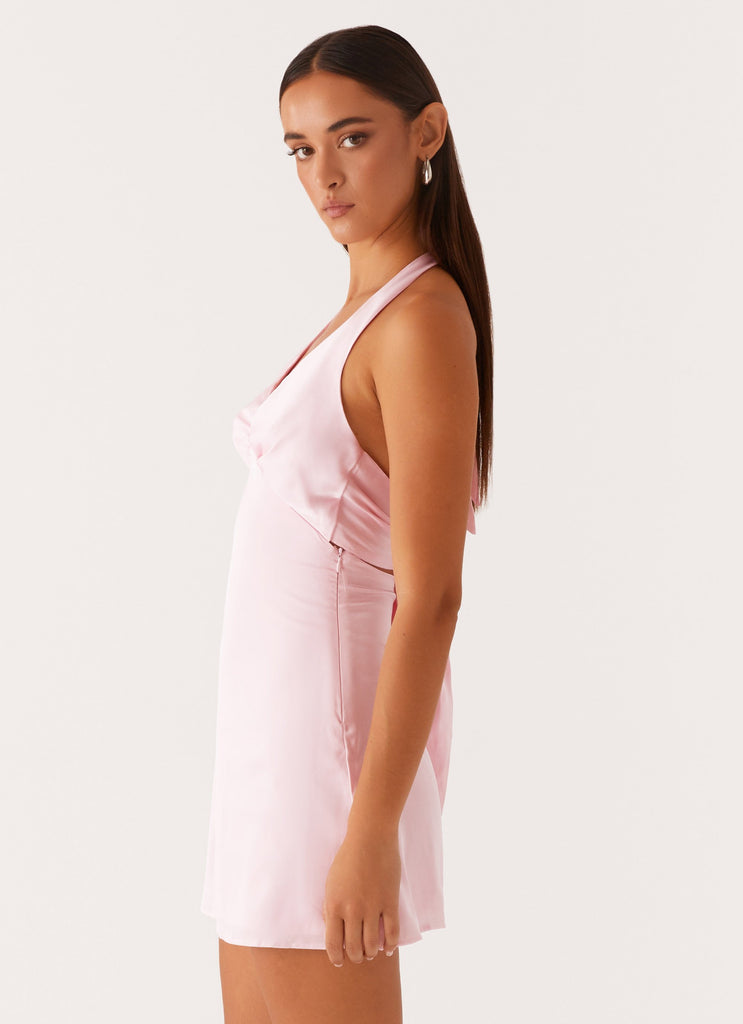 Heavy Hearted Mini Dress - Pink