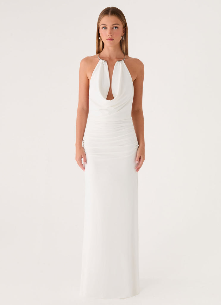 Hena Maxi Dress - White