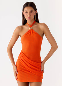 Henrietta Mini Dress - Orange