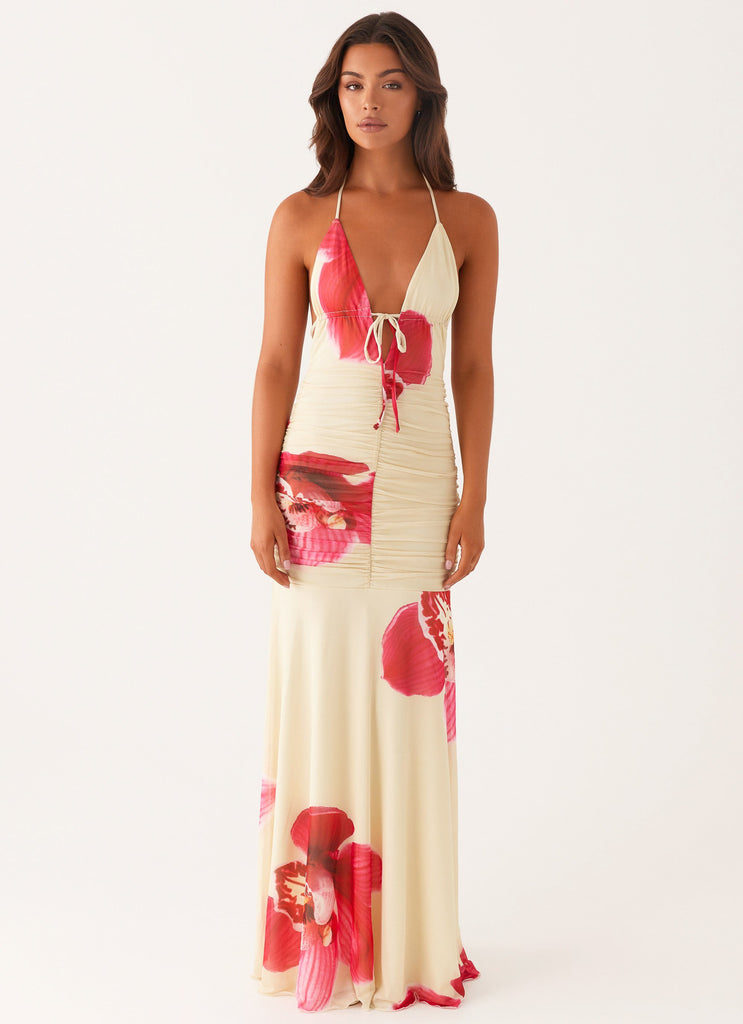 Hollywood Maxi Dress - Orchid Yellow