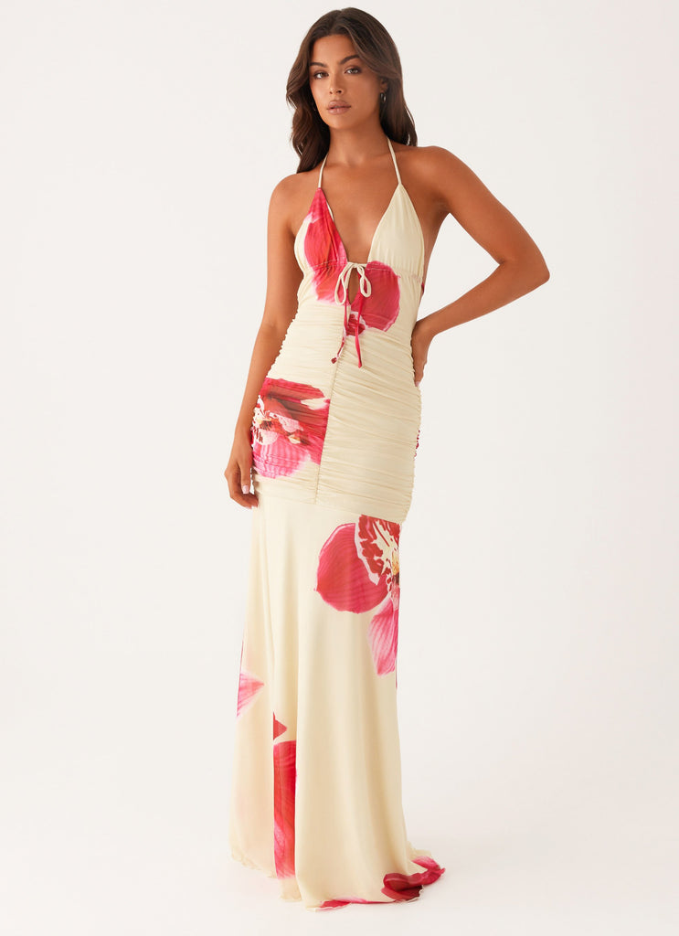 Hollywood Maxi Dress - Orchid Yellow