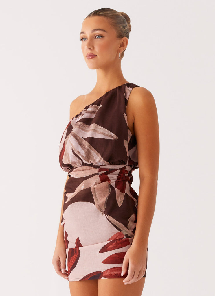 Indianna Mini Dress - Cinnamon Palm