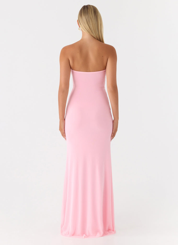 Iroha Strapless Maxi Dress - Pink