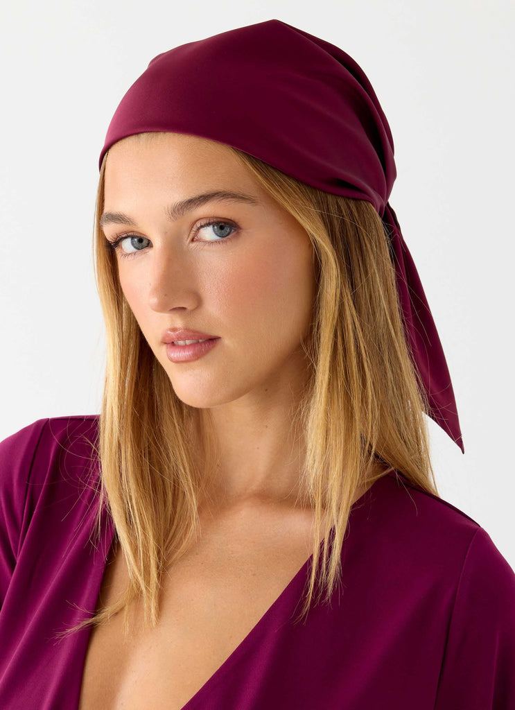 Island Muse Scarf - Plum