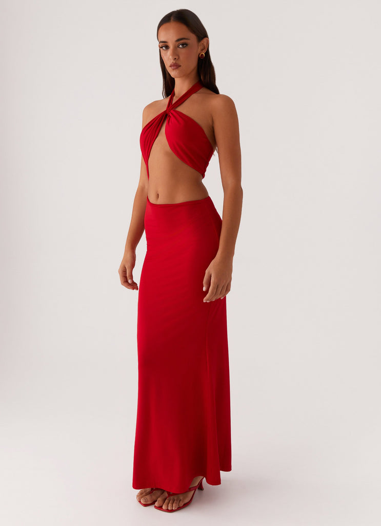 It's Obvious Maxi Dress - Red