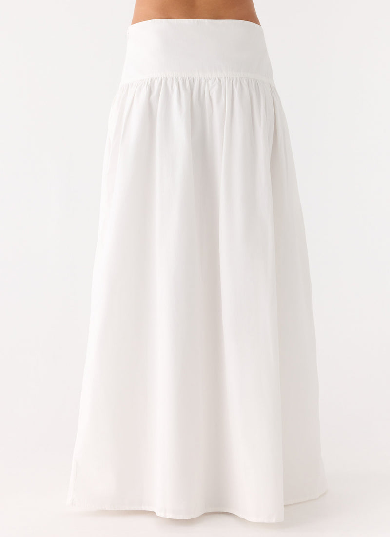 Jayne Maxi Skirt - White